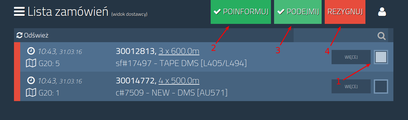 Manual carrier actions1